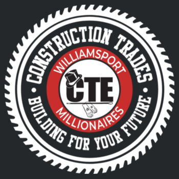 Adult T Shirt - 64000 - Construction Trades Program With Full Back Design