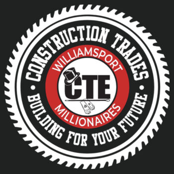 Adult T Shirt - ST350 - Construction Trades Program With Full Back Design