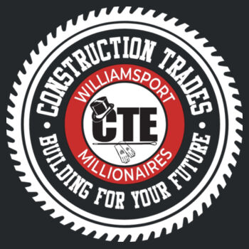 Adult Crewneck - 18000 - Construction Trades Program With Full Back Design