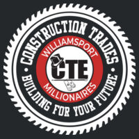 Adult Hoodie - 18500 - Construction Trades Program With Full Back Design