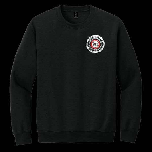 Adult Crewneck - 18000 - Construction Trades Program With Full Back Thumbnail